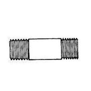 Anderson Metals 38310-06 Brass Pipe Nipple 3/8 X Close