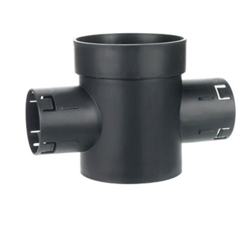 ADS 0606SD2 Round Two Hole Catch Basin, 6", PVC