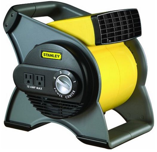 Stanley 655704 High Velocity Blower Fan, Black And Yellow
