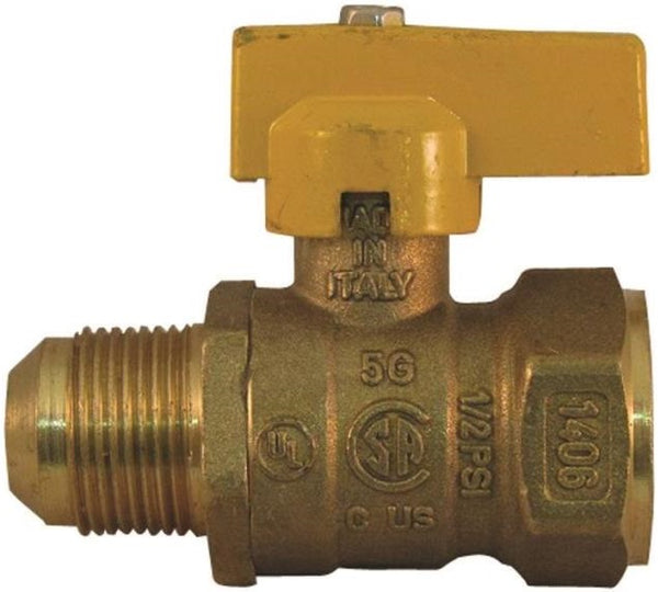 Pro-Flex PFGV-FFL3458B Gas Valves, 3/4" x 5/8"