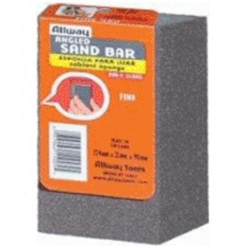 Allway Tools ASB-M Angled Sandbar Medium Grit, 1 Card