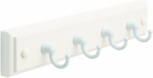 Amerock 2000316 Key Rack, 9", White