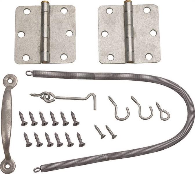Prosource LR-115-PS Screen Door Hinge Set, Galvanized