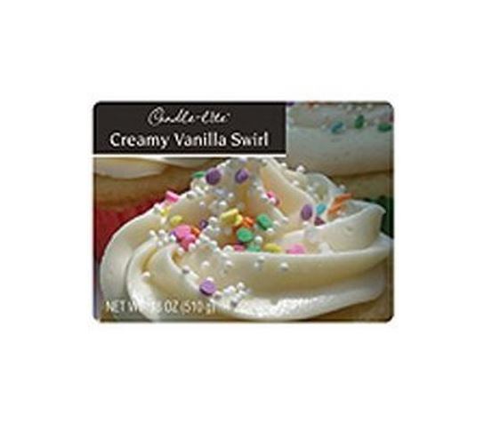 Candle Lite 3827553 Creamy Vanilla Swirl Scented Candle, 3 Oz