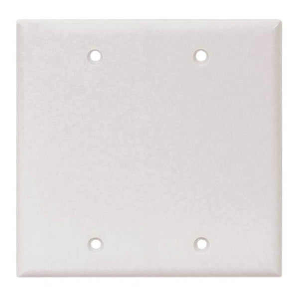 Cooper Wiring 2137W-BOX 2-Gang Blank Plate, White