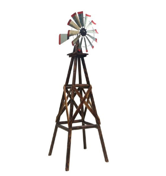 Char-log TX93485 Windmill, Heavy Gauge Steel, 9'