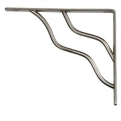 Stanley 25-0597 Modern Shelf Bracket, 7" x 8", Satin Nickel