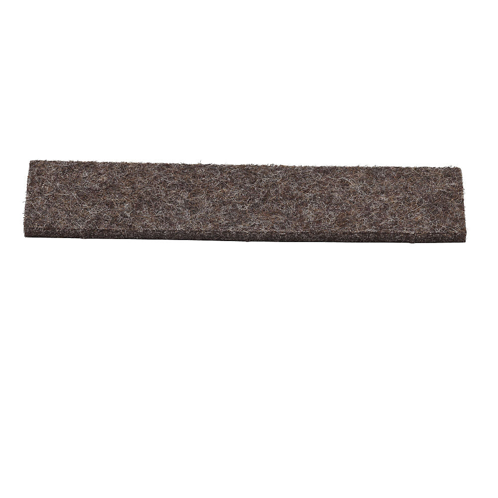 Stanley S849-310 V1742 Flexi-Felt Self-Adhesive Strips, Brown, 3/4" x 4"