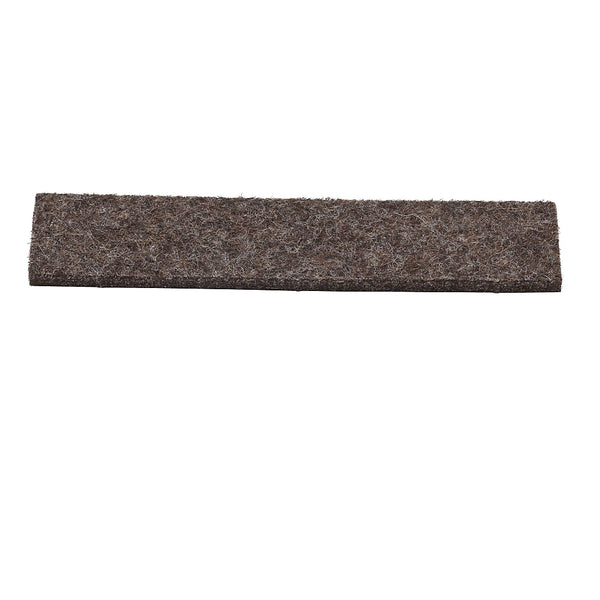 Stanley S849-310 V1742 Flexi-Felt Self-Adhesive Strips, Brown, 3/4" x 4"