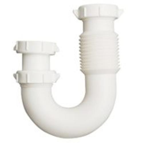 Plumb Pak PP812-55 "Flex &#039;N Fix" J-Bend Sink Elbow, 1-1/2"