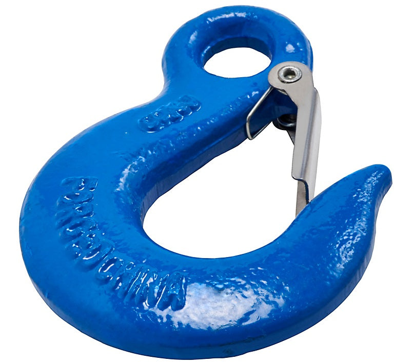 National Hardware N830-317 Eye Slip Hook, Forged Steel, Blue, 3/8"