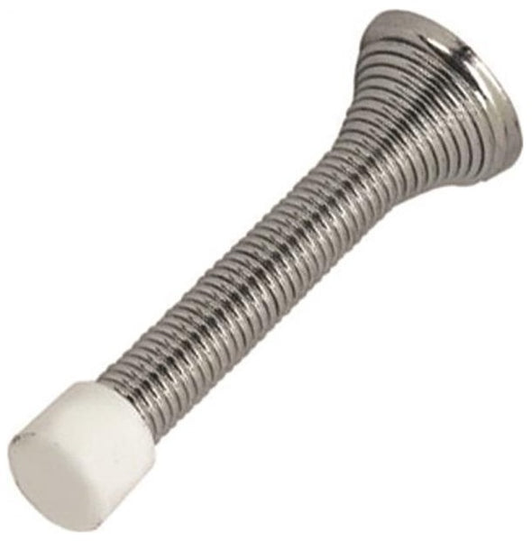 Prosource H62-B043C-PS Baseboard Doorstop, Satin Nickel