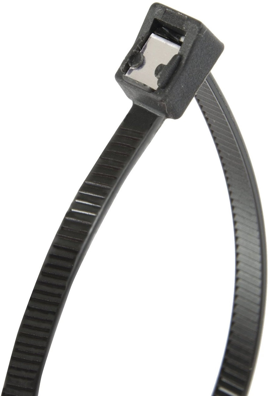 Gardner Bender 46-311UVBSC Double Lock Self Cutting Cable Tie, 11", Black