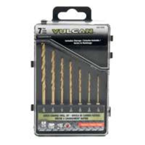 Vulcan 503941OR "7-Piece" Metal Drill Bit Set 1/4"