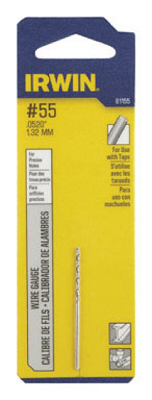 Irwin 81155 High Speed Steel Wire Gauge Drill Bit, High Speed Steel