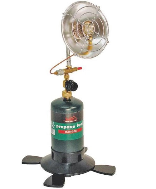 Texsport 14215 Portable Propane Heater, Stainless Steel, 2890 BTU