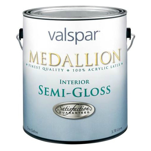 Valspar 027.0002405.007 Medallion Interior Semi-Gloss Latex Paint, 1 Gallon