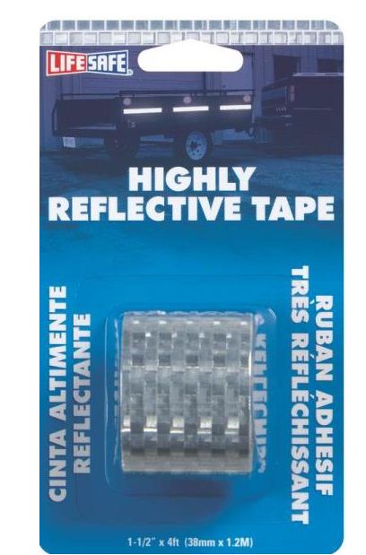 Life Safe RE802 Silver Tape, 1-1/2" x 4'