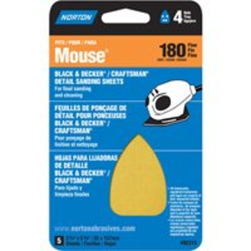 Norton 07660702315 Detail Sandpaper, 3" x 7"