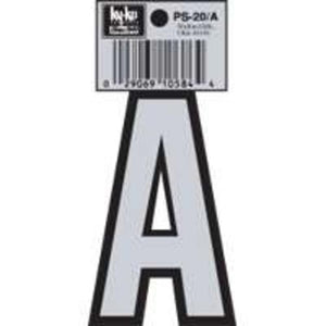 Hy-Ko PS-20/A Reflective Vinyl House Letter A, 3-1/4"