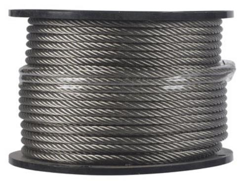 Campbell 7000826 Stainless-Steel Aircraft Cable 1/4" x 250&#039;