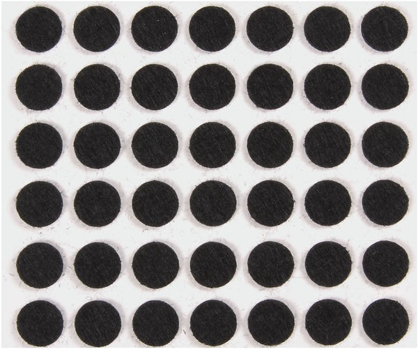 National Hardware N237-057 Felt Pad, 3/8", Black