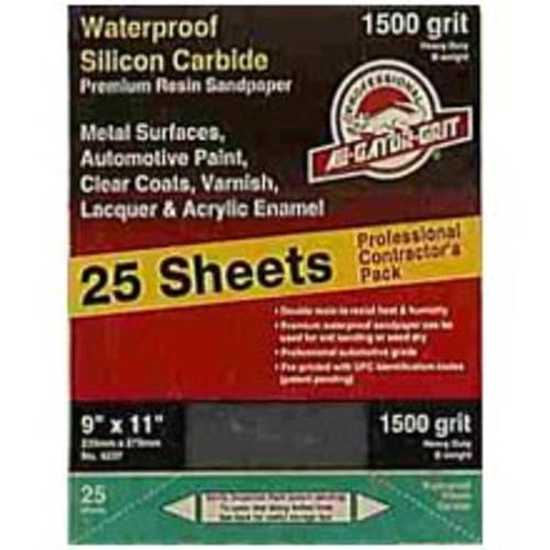 Ali Industries 4242 Silicone Carbide Sanding Sheets 9"X11"