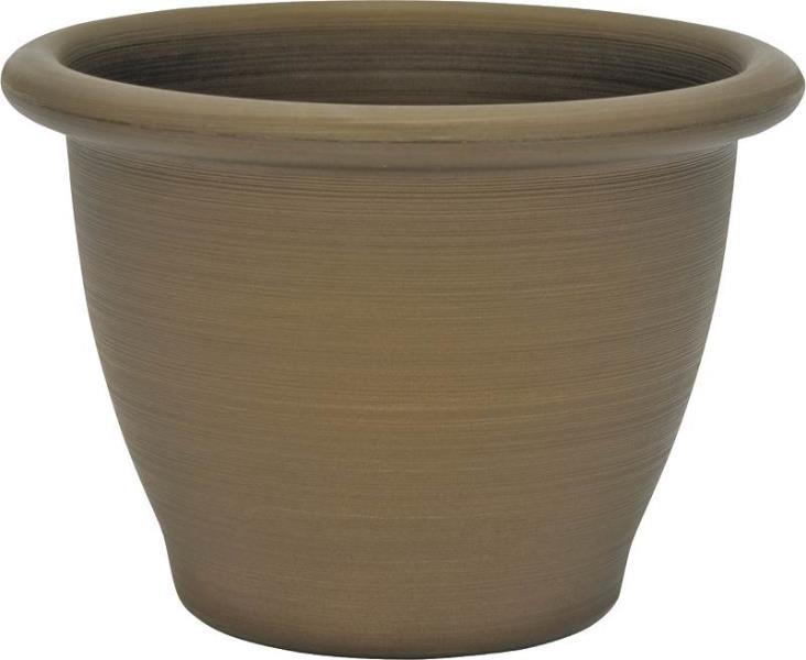 Ames True Temper TN1606AB Snap-Fit Planter, Antique Bronze, 16"