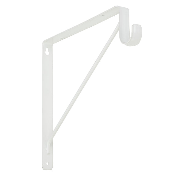 Stanley S822-094 Shelf & Rod Bracket, White