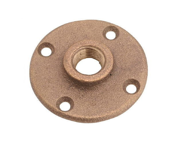 Anderson Metal 38151-12 Brass Floor Flange, 3/4"