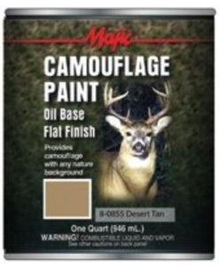 Majic 8-0855-2 Camouflage Paint, 1 Quart, Desert Tan