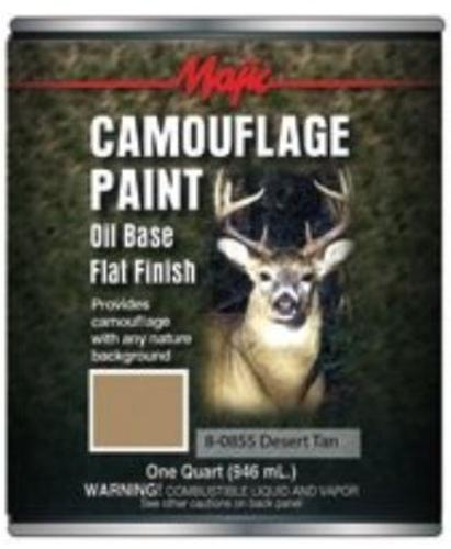 Majic 8-0855-2 Camouflage Paint, 1 Quart, Desert Tan