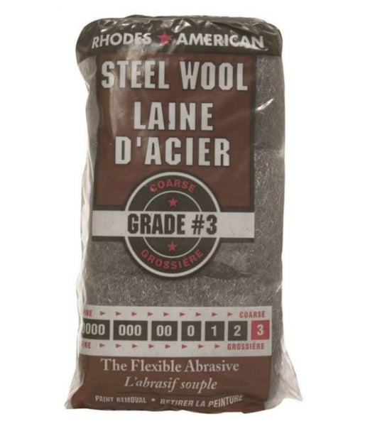 Homax 10121158 Rhodes America Steel Wool Pad, #3