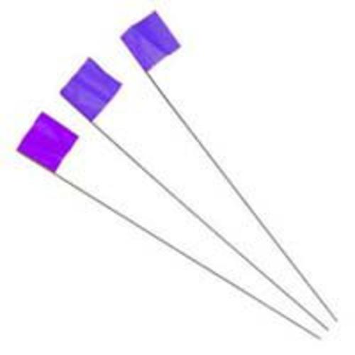 Irwin 2034206 Stake Marking Flags, Blue, Pack-100