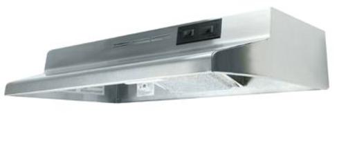 Air King AD1368 Wide Range Hood, 36", Stainless Steel, 180 CFM