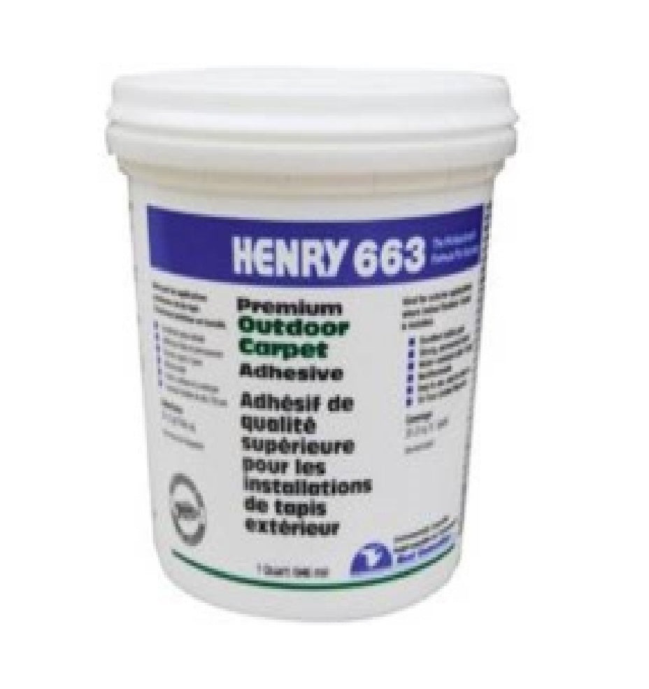 Henry 12373 663	Premium Outdoor Carpet Adhesive, 946 Ml, Beige