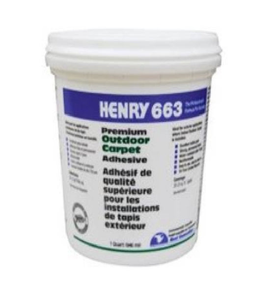 Henry 12373 663	Premium Outdoor Carpet Adhesive, 946 Ml, Beige