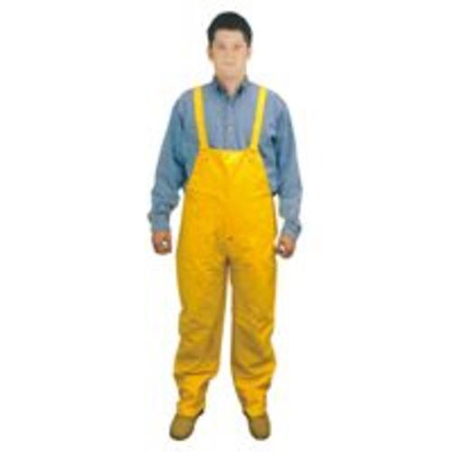 Diamondback 8117B-XXXL Pvc Rain Bib Overall, Yellow, 33-1/2" x 0.40 Mm