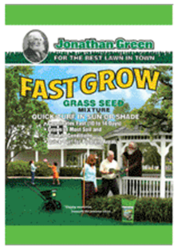 Jonathan Green 10830 Fast Grow Grass Seed Mixture, 7500 Sq. Ft, 15 lbs