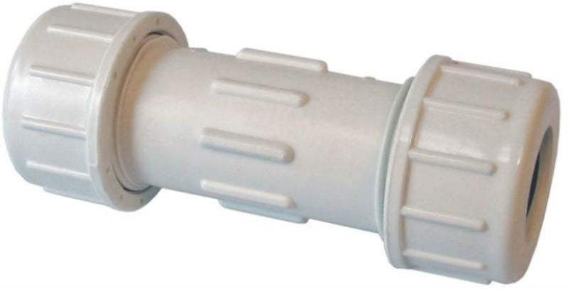 American Valve P600U 4 PVC Compression Coupling, 4" IPS