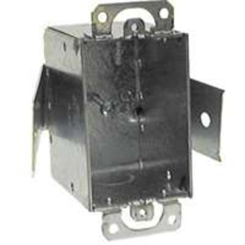 Raco 508 Single Gang Switch Box, Steel, 5" x 2-1/2"