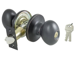 ProSource TYLX700V-PS 6-Way Adjustable Entry Knob, KA3, Bronze