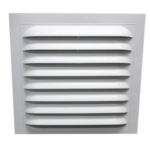 Duraflo 621212 Square Combined Standard Gable Vent, White