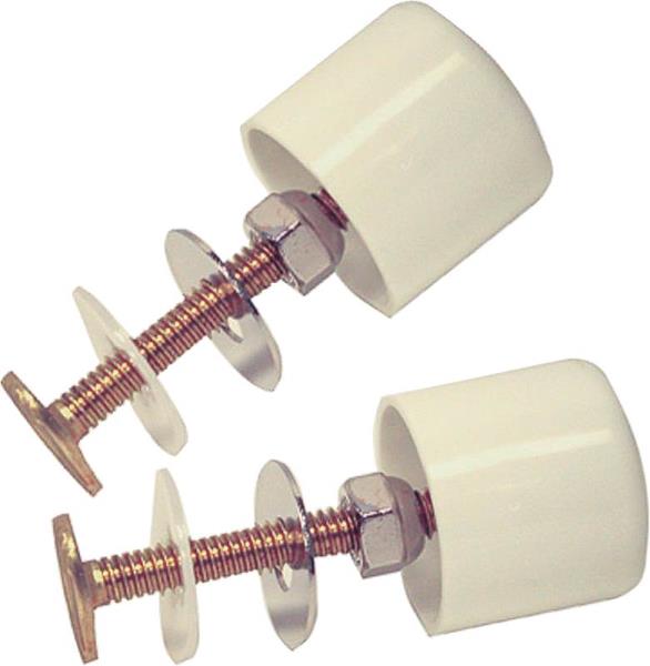 Danco 88883 Toilet Twister Caps & Bolts, 1/4"