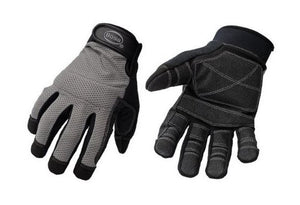 Boss 5204L Men's Mesh Back Utility Glove, Large, Black/Gray