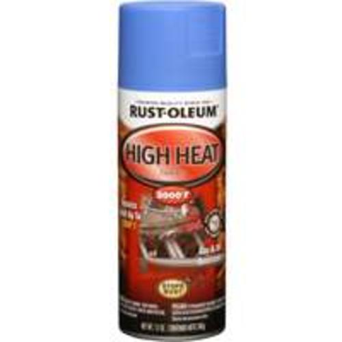 Rust-Oleum 248909 High Heat Spray Paint 12 Oz, Blue