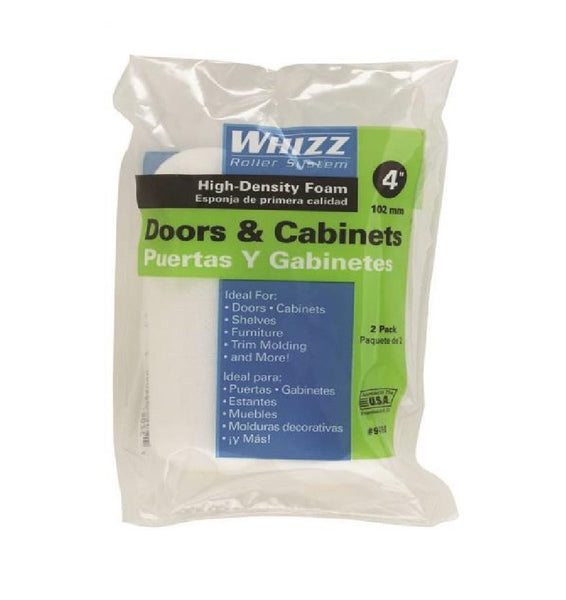 Whizz 94061 High Density Roller Refill, 4", Foam Cover
