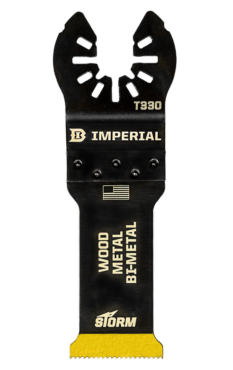 Imperial Blades IBOAT330-3 Universal Fit Bi-Metal Tin Storm Blade, 1-1/4"