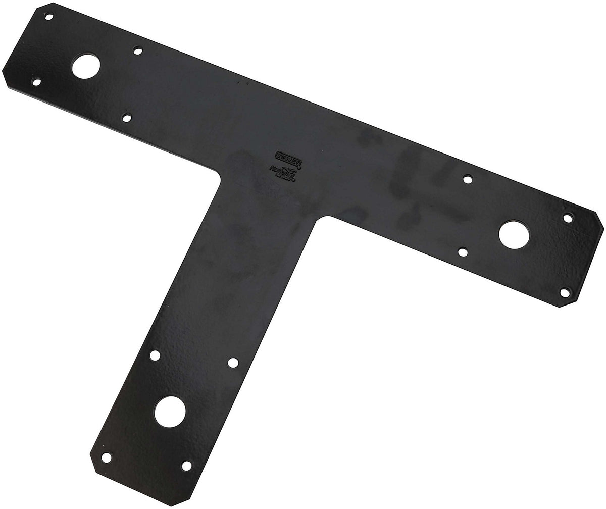 Stanley N266-472 Heavy Duty Steel T-Plate, 12" x 8" x 1/8", Black