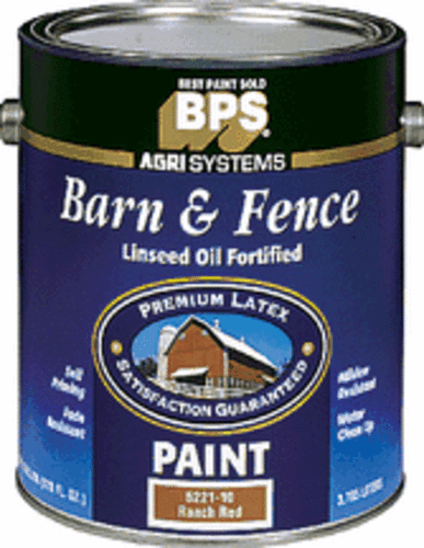 Valspar 18-5221-70 GAL BPS Exterior Latex Barn & Fence Ranch Paint, 1 Gallon, White
